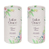 Lulu Grace Rose Talc Free Body Powder 50g x2 Pack