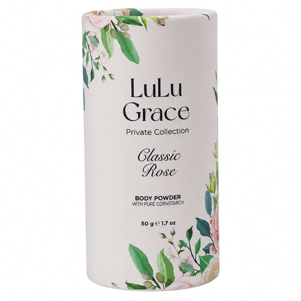 Lulu Grace 3 Pack Rose Talc Free Body Powder 50gm Each