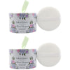 Lulu Grace Floral Bouquet Dusting Powder 150g Talc Free Twin Pack with Puffer