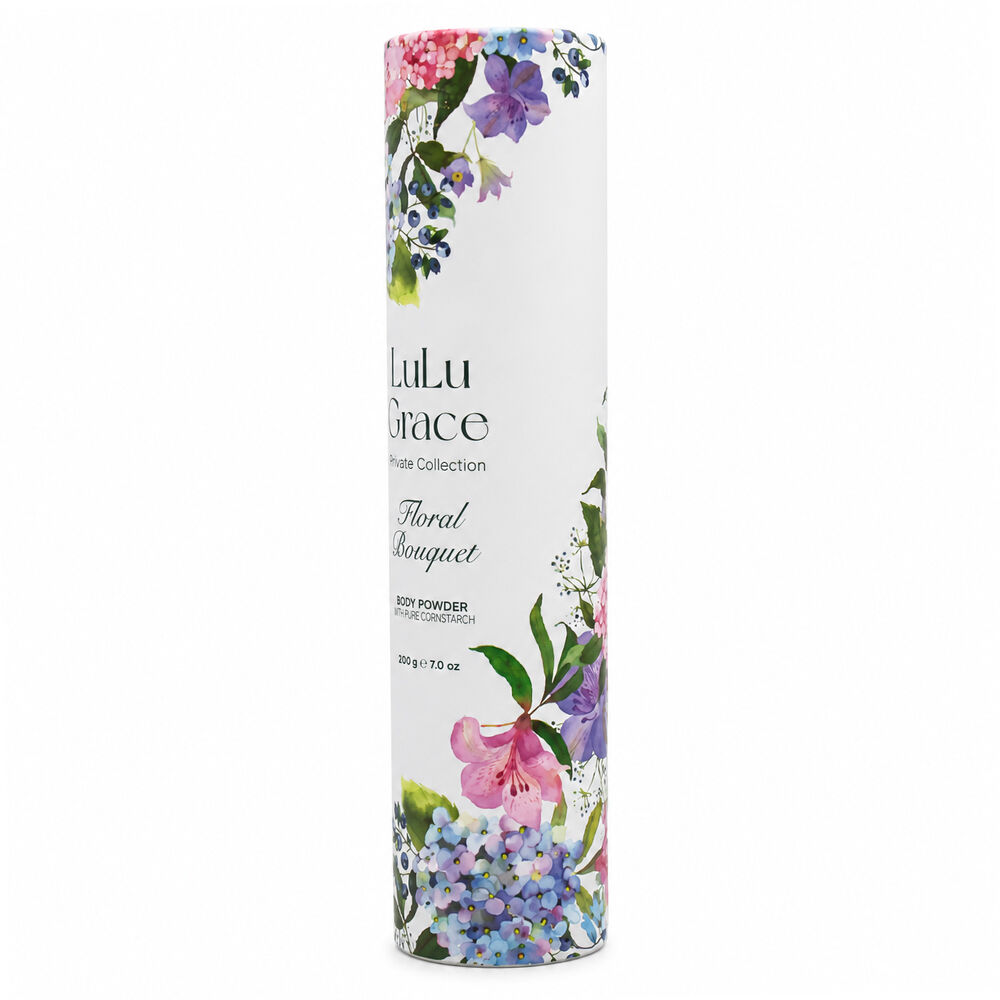 Lulu Grace Floral Bouquet Talc Free Body Powder 200g x 2 Pack