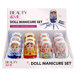 Beauty & Me Doll Manicure Set Assorted Designs Display of 12
