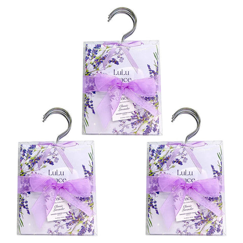 Lulu Grace Lavender Scented Sachets 4 x 28g x 3 Pack Set