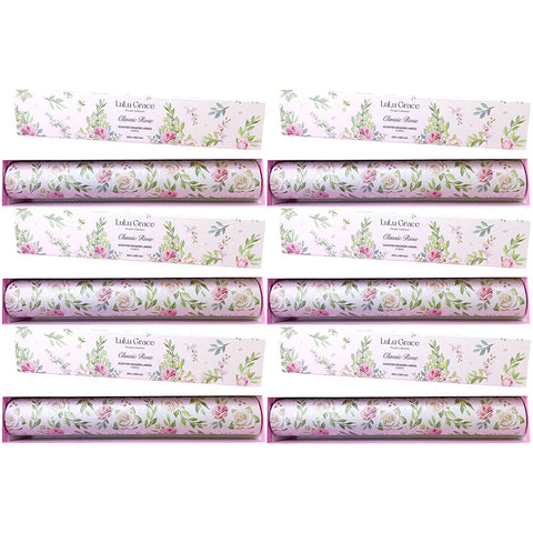Lulu Grace Rose Drawer Liners Pack of 6 x 6 Set Scented Storage Sheets