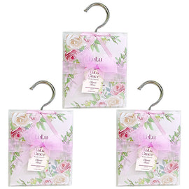 Lulu Grace Rose Scented Sachets 4 x 28g x 3 Set Long Lasting Fragrance