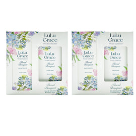 Lulu Grace Floral Bouquet 2x Gift Set 50ml Eau De Toilette EDT & 100gm Soap
