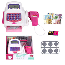 Kida Toy Cash Register with Lights & Music Educational Role Play Toy