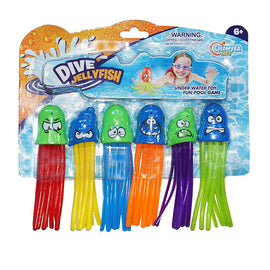 Kids Pool Dive Toy 6 Jellyfish Set for Underwater Games Age 6+