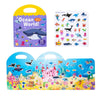 Reusable Stickers Sticker Book 33 Piece Ocean World Design