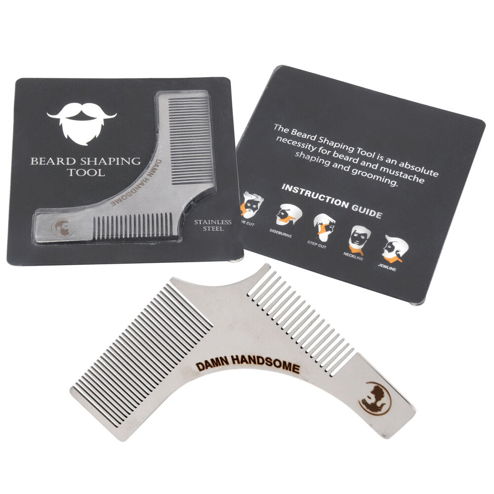 Must Have Stainless Steel Beard And Moustache Shaping Tool