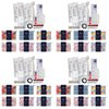 Lulu Grace Holiday Survival Kit Travel Toiletry Pouch Assorted Prints Box of 6 Bundle of 4