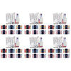 Lulu Grace Holiday Survival Kit Travel Toiletry Pouch Assorted Prints Box of 6 Bundle of 6