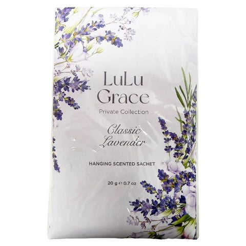 LuLu Grace Classic Lavender Hanging Scented Sachets 20g Pack