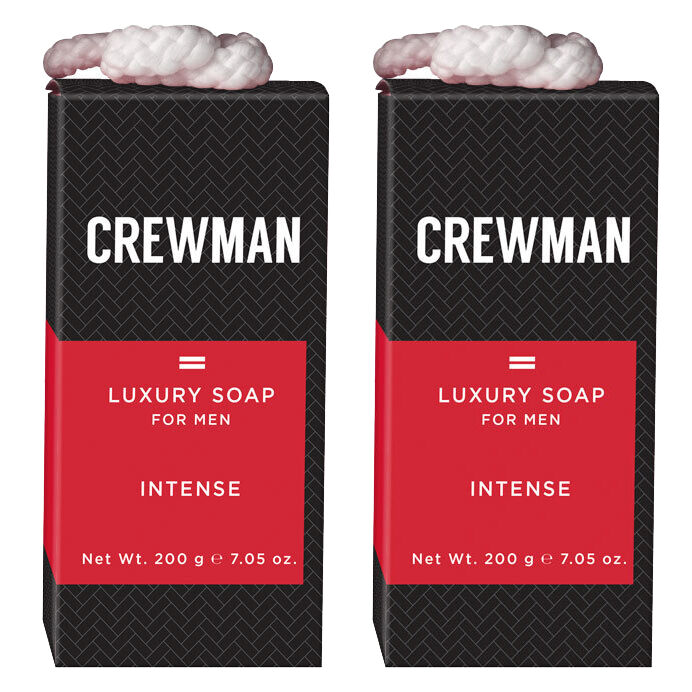 Crewman Intense Soap for Men 200g x2 Bold Wood and Spice Fragrance