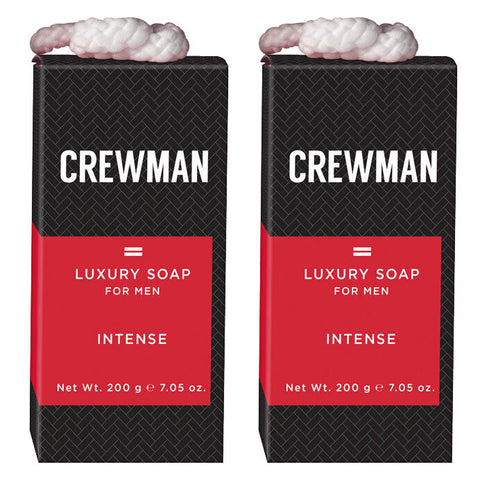 Crewman Intense Soap for Men 200g x2 Bold Wood and Spice Fragrance