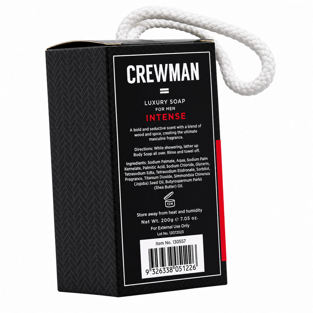 Crewman Mens Intense 200g Soap On A Rope For Men