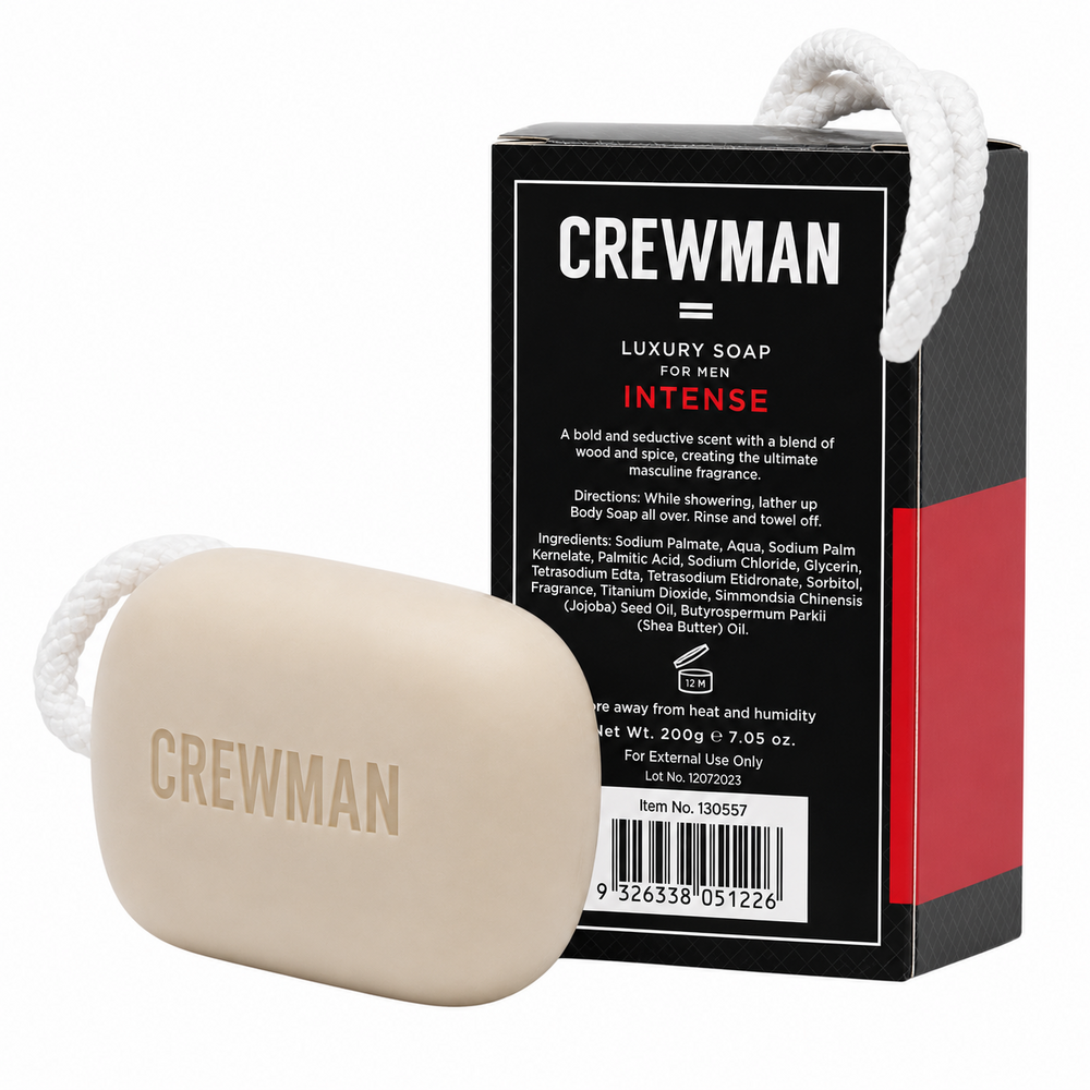 Crewman Mens Intense 200g Soap On A Rope For Men