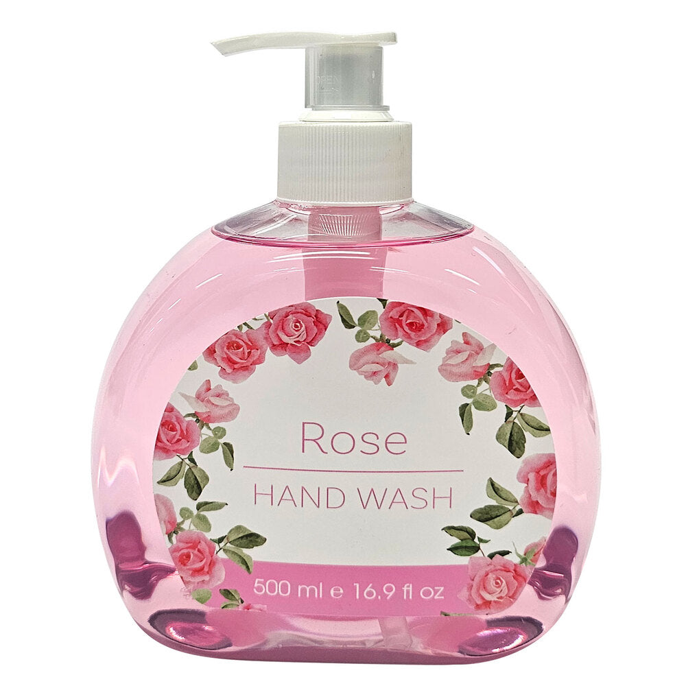 Safe Home Care Liquid Hand Soap Pump 500ml Rose
