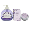 Lulu Grace Lavender Soap Set with Hand Wash and Moisturising Cleanser Trio