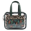 Lulu Grace 3 Piece Cosmetic Bag Set With Jungle Print Design Large