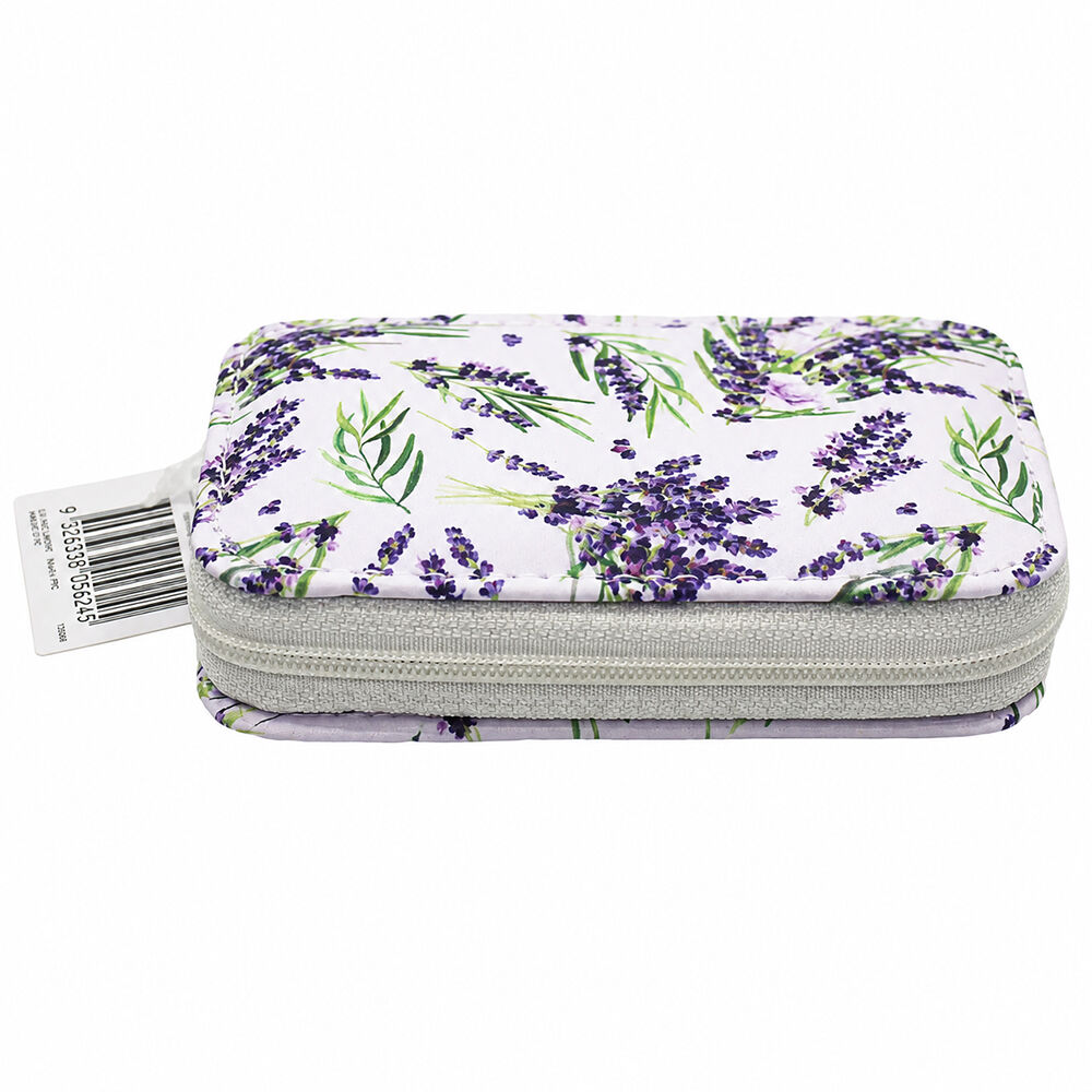 Lulu Grace Classic Lavender Manicure Set 7 Piece Stainless Steel Kit
