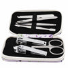 Lulu Grace Classic Lavender Manicure Set 7 Piece Stainless Steel Kit