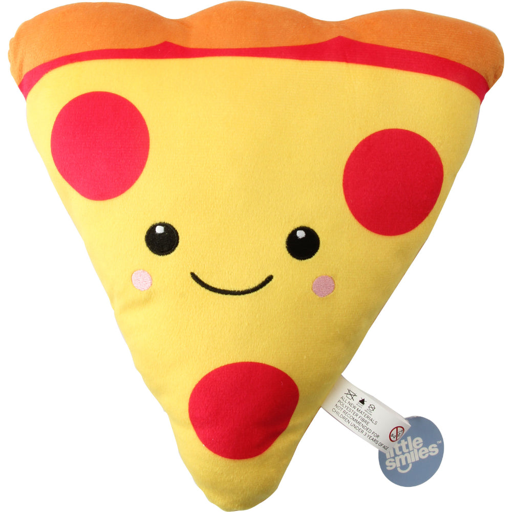 Little Smiles Cushion Plush Pizza Shape