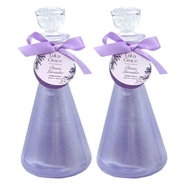 Lulu Grace Lavender Bubble Bath 500ml x 2 Luxury Pack Set