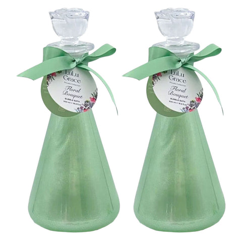 Lulu Grace Floral Bouquet Bubble Bath 500ml x 2 Pack Set