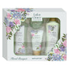 Lulu Grace 4 Piece Luxury Bathing Gift Set Floral Bouquet Design