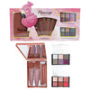 Flamingo Garden Gift Set With Eyeshadow Palette 2 x 6 Coloured Palettes Brushes