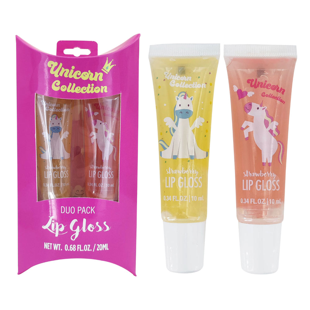 Unicorn Collection Lip Gloss Duo Pack 10ml Each