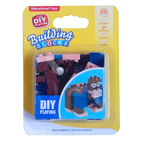 DIY Monkey Building Blocks Educational Toy for Kids Ages 3+