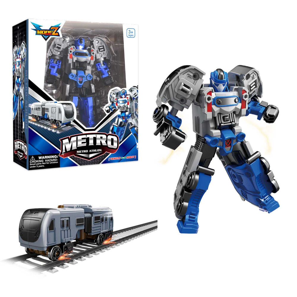 Transforming Train Toy for Kids Deformation Vehicle Play Set