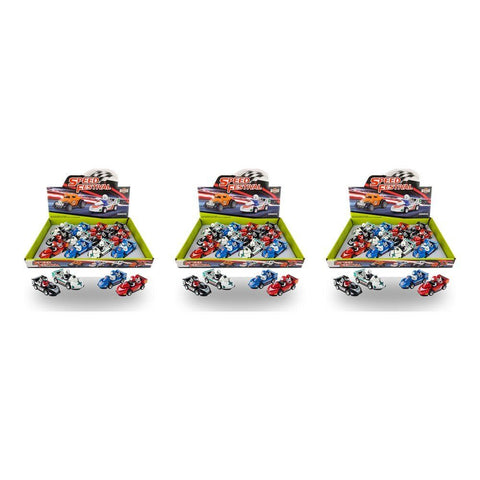 Go Kart Racing Toy Cars with Drivers Speed Festival Counter Display of 12 Bundle of 3