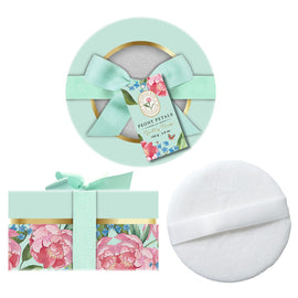 Peony Petals Dusting Body Powder 150g Floral Scent Gift Box with Puff