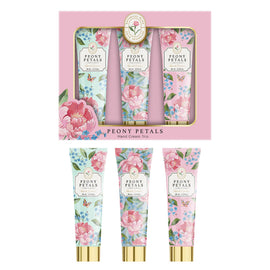 Peony Petals Botanical Bliss Hand Cream Gift Set D 3x60ml Floral Trio