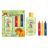 Little Dino Bubble Bath & Bath Crayons Gift Set Marshmallow Scent 300ml