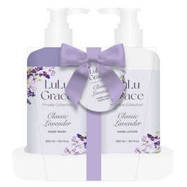 Lulu Grace Lavender Hand Care Gift Set 2 x 300ml with Caddy Private Collection
