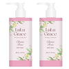 Lulu Grace Classic Rose Body Wash 300ml Private Collection x2