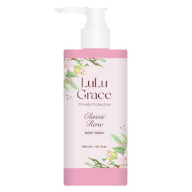 Lulu Grace Classic Rose Body Wash 300ml Private Collection Luxury Skincare