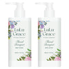 Lulu Grace Floral Bouquet Luxury Body Lotion 300ml Pump Bottle x2