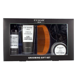 Classic Man MenOs 5pc Grooming Gift Set Citrus & Sandalwood Scent