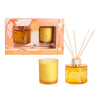 Lulu Grace Blood Orange Reed Diffuser & Candle Set 100ml + 100g Gift Box
