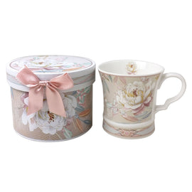 Palace Mug Blooming Peony Luxury Gift Boxed Collectable Ceramic Cup