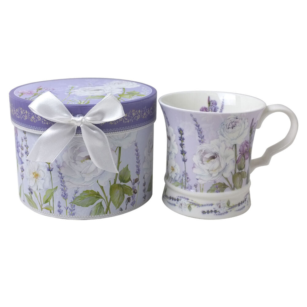 Palace Mug Lavender Floral Luxury Gift Boxed Collectable Ceramic Cup
