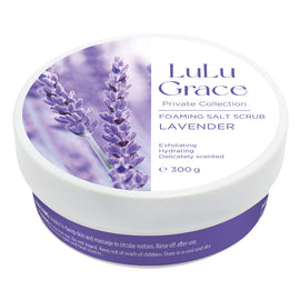 Lulu Grace Lavender Exfoliating Foaming Salt Body Scrub 300g