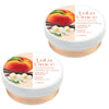 Lulu Grace Vanilla Peach Foaming Salt Body Scrub 300g Pack of 2