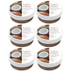 Lulu Grace Coconut Foaming Salt Body Scrub 300g Pack of 6 Exfoliating Cleanser