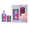 Fun in the Tub Mermaid Bubble Bath Gift Set with 3 Crayons