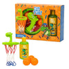 Fun in the Tub Dino Bubble Bath Gift Set with Basketball Hoop